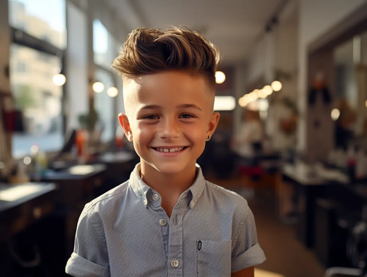 Transformer le look de votre enfant : Top 10 des coupes en dégradé pour garçon