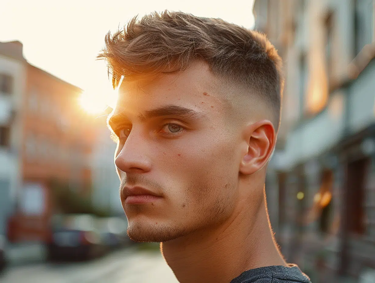 Révolutionnez votre style avec la coupe pour homme courte et dégradée